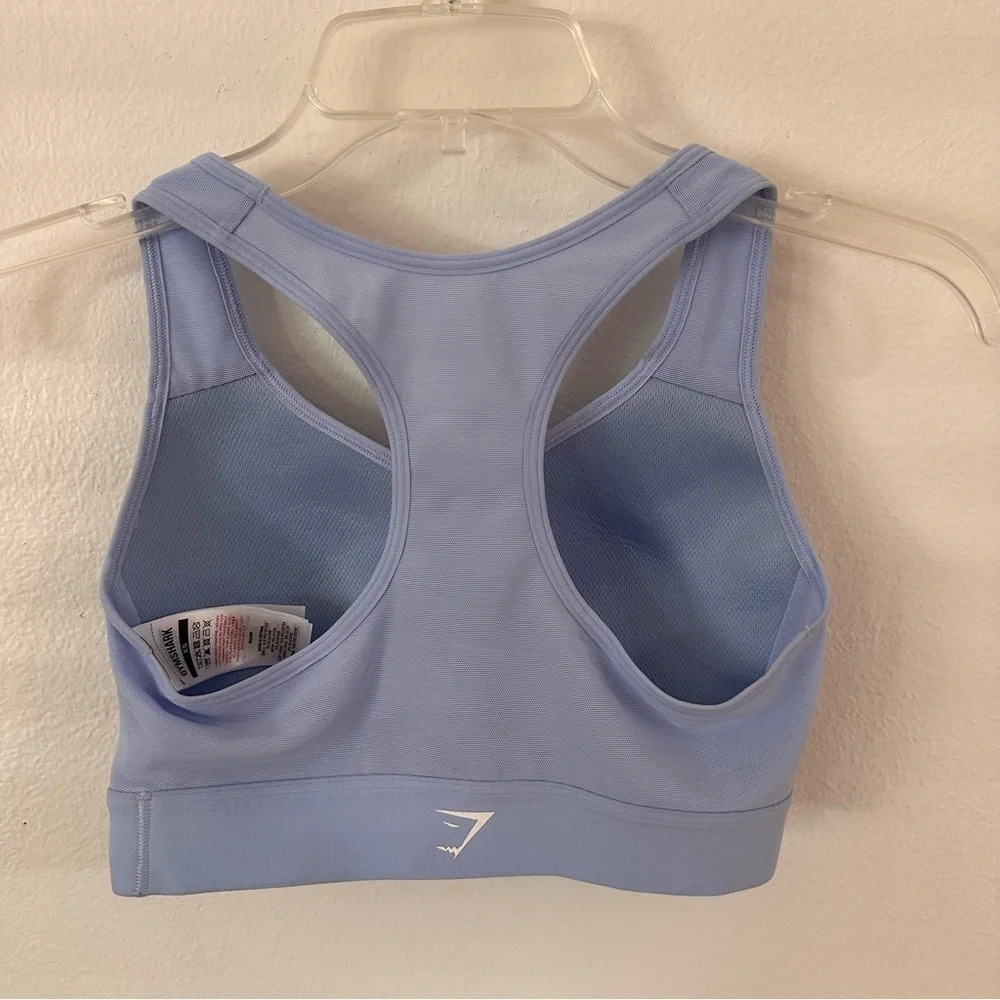 Gymshark lightweight high support sports bra Moonstone Blue